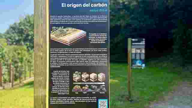El origen del carbón – Ecomuseo Minero Valle de Samuño (250 m)